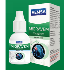 Migravem Nasal Drops 5ml x 3 Vemsa