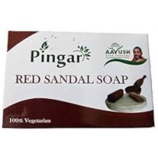 Pingara Red Sandal Soap 70gm ( 5 + 1 ) Aayush Santosh Guruji Pingara Red Sandal Soap 70gm ( 5 + 1 ) Aayush Santosh Guruji