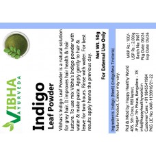 Indigo Leaf Powder 50gm Vibha Ayurveda 