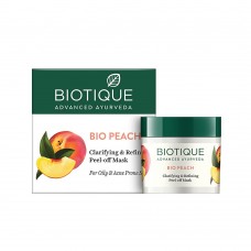 Bio Peach Peel-Off Mask 65gm  Biotique