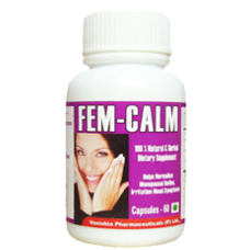 Fem Calm 60 Capsules Vasishta Pharmaceuticals Fem Calm 60 Capsules Vasishta Pharmaceuticals