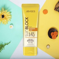Sun Block Spf 45 3 in 1 Face cream 100g Jovees Sun Block Spf 45 3 in 1 Face cream 100g Jovees